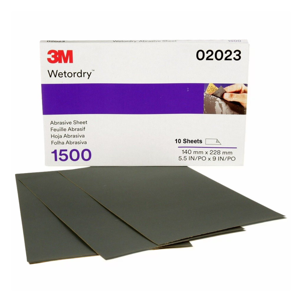 3M WetOrDry 401Q Abrasive Sanding Sheets
