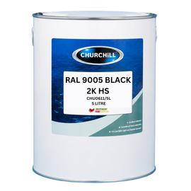 Churchill 2K HS RAL 9005 Black Premixed Colour