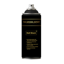 Load image into Gallery viewer, The Expert Range Matt Black Aerosol