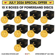 The Expert Range PowerSand Discs 10 Box Deal