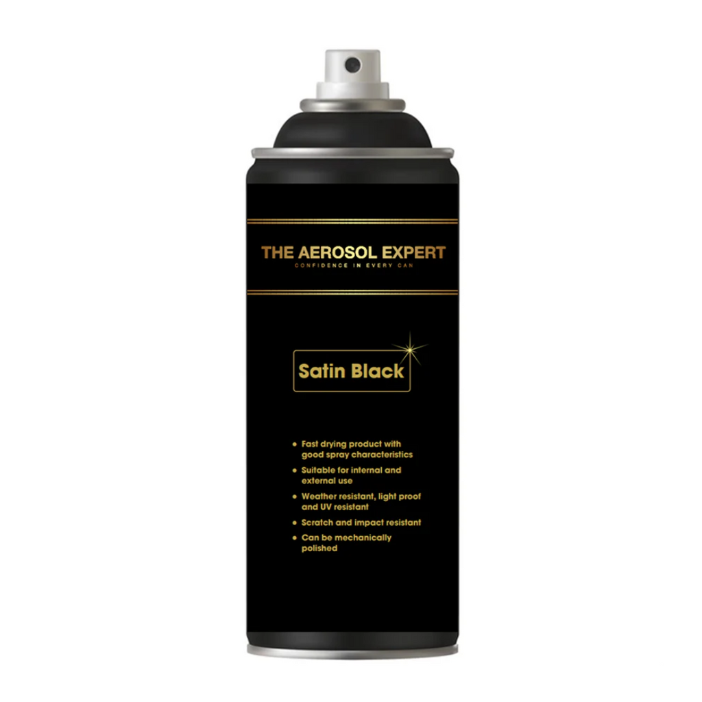 The Expert Range Satin Black Aerosol