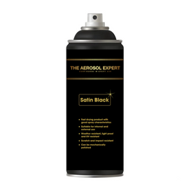 The Expert Range Satin Black Aerosol