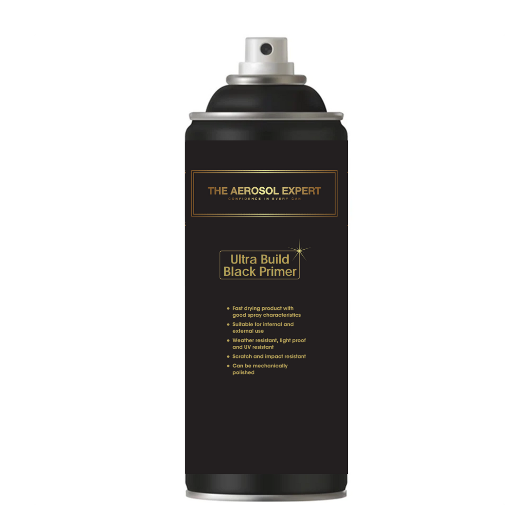 The Expert Range Ultra Build Black Primer Aerosol