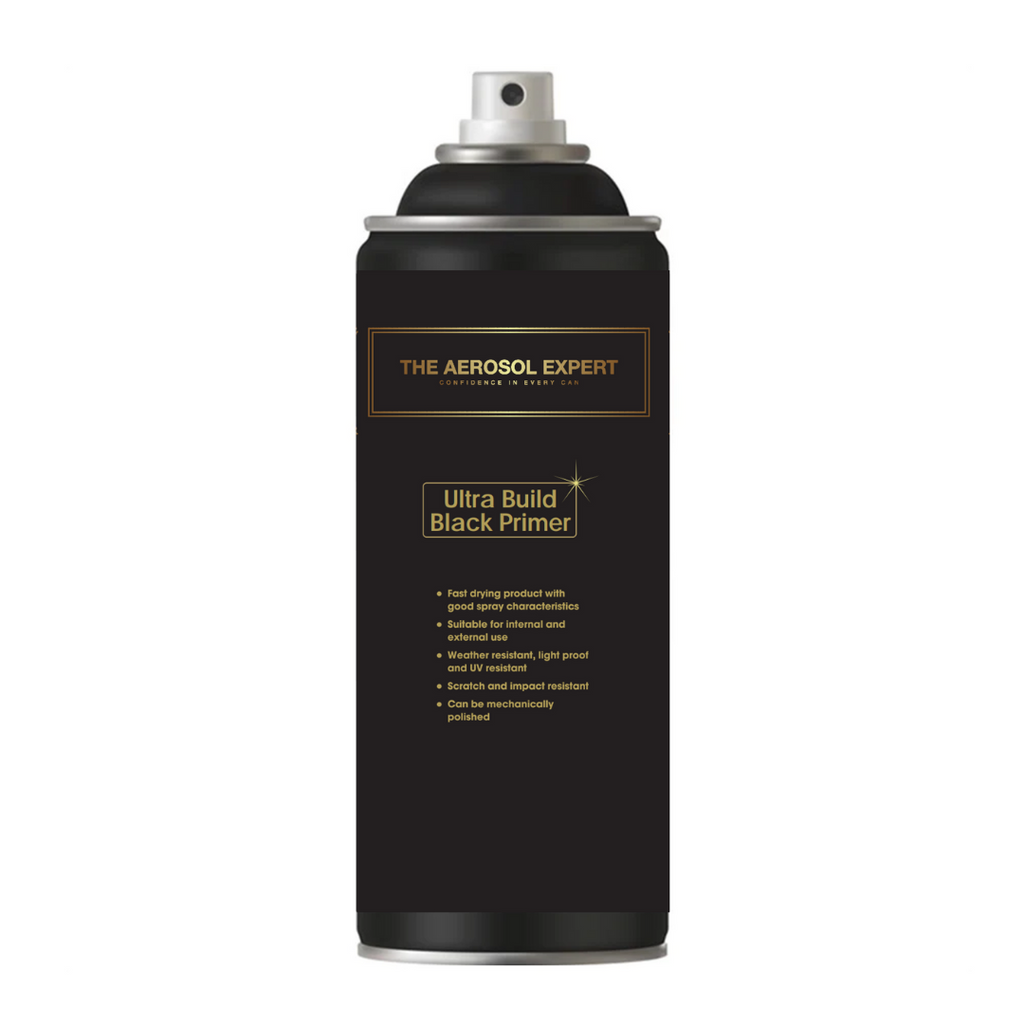 The Expert Range Ultra Build Black Primer Aerosol