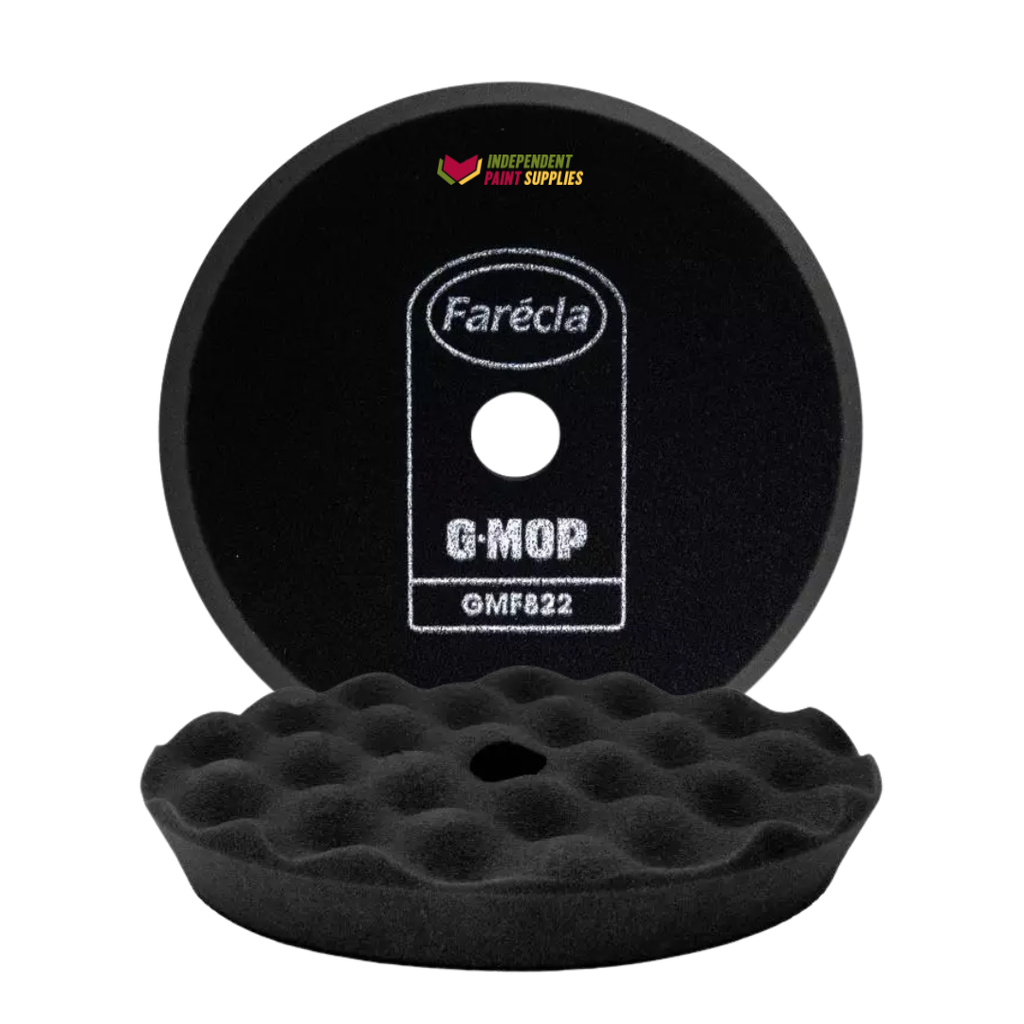 Farecla G Mop 8" Black Waffle Finishing Foam Pads