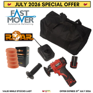 Fast Mover Tools Duren 3 Inch Cordless Polisher & Free Compounding Heads!