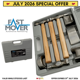 Fast Mover Tools 7 Piece Hickory Handled Hammer & Dolly Kit