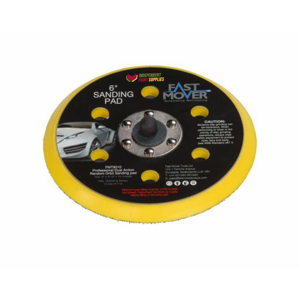 Fast Mover Tools 6" Backing Pad With 5/16 Thread