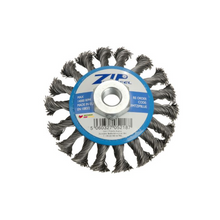 Load image into Gallery viewer, Fast Mover Tools Blue Zip Wheel Wire Brush For Grinder