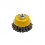 Fast Mover Tools Yellow Zip Wheel Wire Brush For Grinder