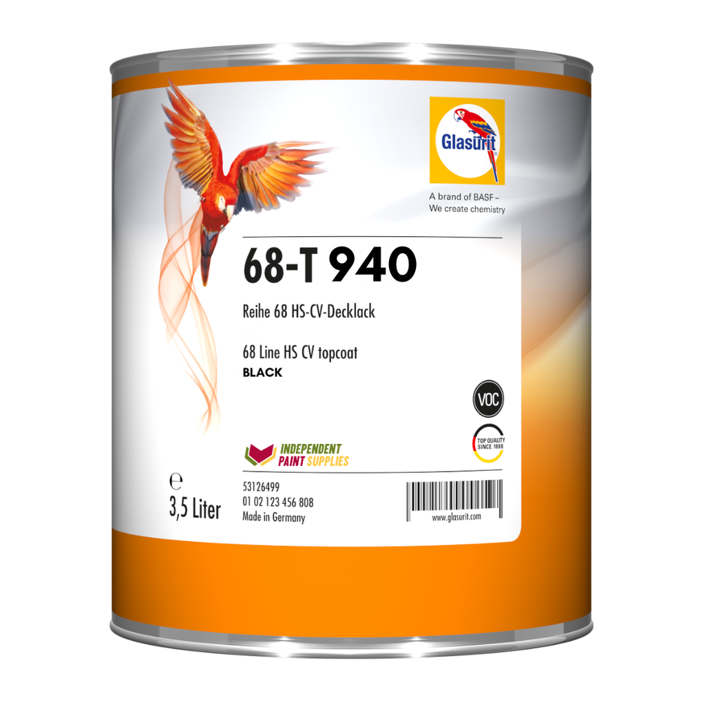 Glasurit 68 Line T940 Black Tinter