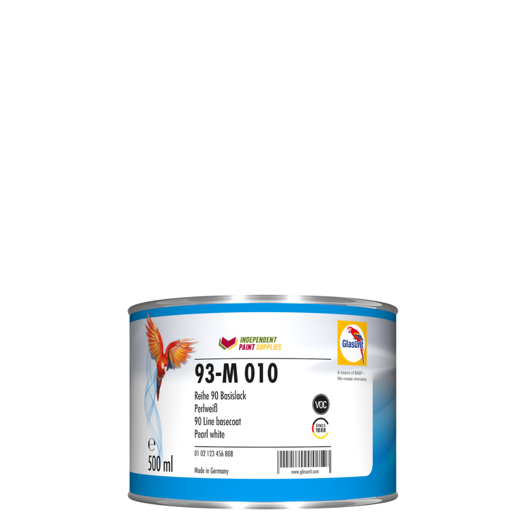 Glasurit 90 Line 93-M 010 Pearl White Tinter