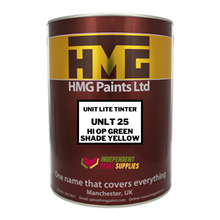 Load image into Gallery viewer, HMG Paint Unit Lite UNLT25 Hi Op Green Shade Yellow Tinter