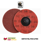 Indasa Alu Oxide Locking Discs
