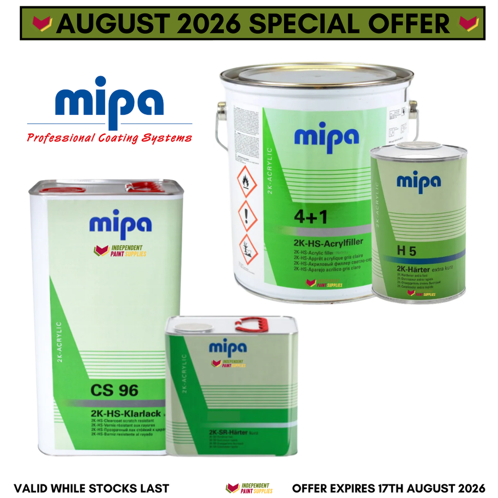 Mipa CS96 Clearcoat Kit & 4+1 Primer Kit Offer