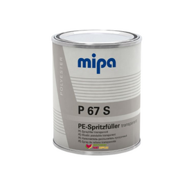 Mipa P67S Transparent Polyester Spray Filler