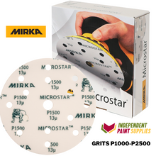 Load image into Gallery viewer, Mirka Microstar 150mm (6") Film Sanding Discs