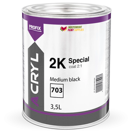 Profix Acryl 2K 703 Medium Black Tinter