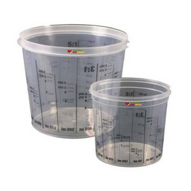 Plastic Mixing Cups 1400cc/2300cc