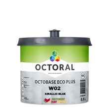 Load image into Gallery viewer, Octoral Octobase Eco Plus W02 Xirallic Blue Tinter