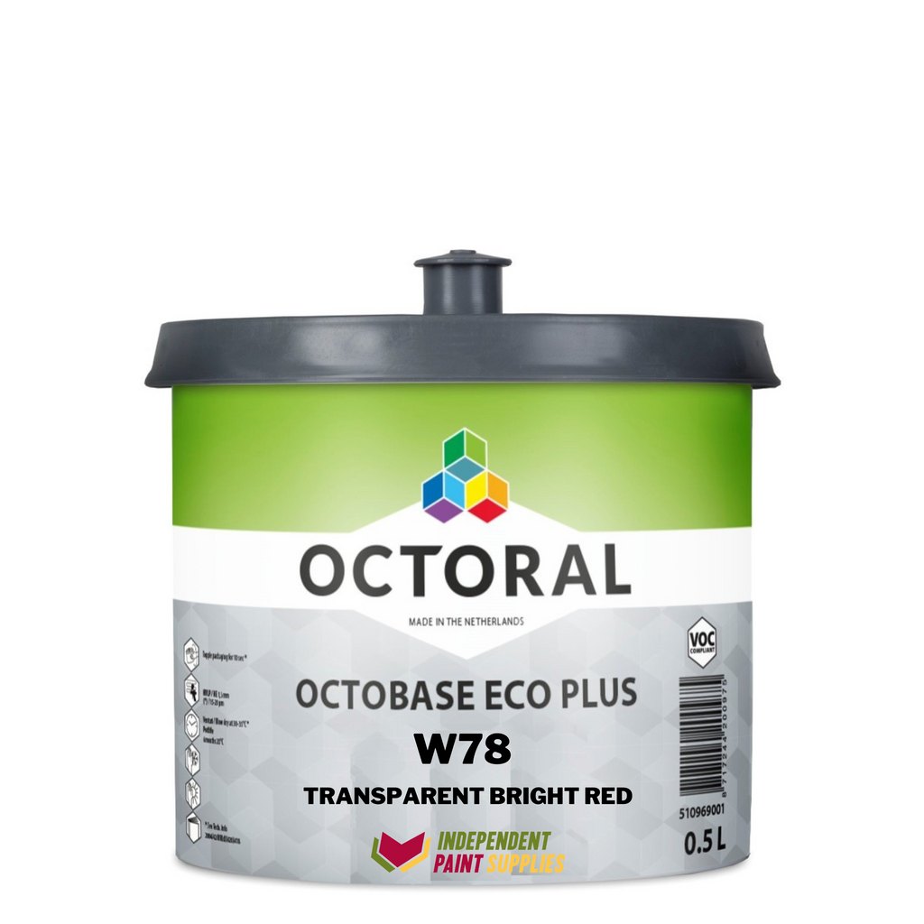 Octoral Octobase Eco Plus W78 Transparent Bright Red Tinter